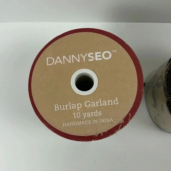 Christmas 4” burlap black reindeer motif 3 rolls 10 YRD each New  WIRED - Picture 2 of 4